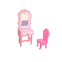 Load image into Gallery viewer, Doll House Accessories Plastic Miniature Double/Single Bed Doll Chair Toy Furniture For Dollhouse Playing House Toys Decor Toys