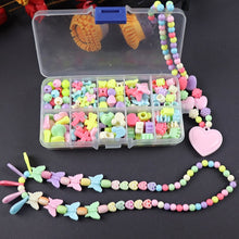 Load image into Gallery viewer, 200pcs Beads Toys For Children DIY Hand-made Necklaces Bracelets Girl Kids Toddler Beaded Puzzles Educational Toy Free Shipping