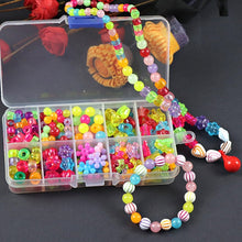 Load image into Gallery viewer, 200pcs Beads Toys For Children DIY Hand-made Necklaces Bracelets Girl Kids Toddler Beaded Puzzles Educational Toy Free Shipping